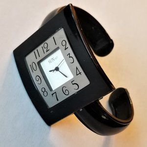 SUNset square face adjustable bracelet watch